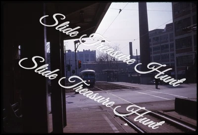 Trolley de metro City Newark Nueva Jersey 35 mm extensión años 60 ferrocarril de tracción Foto 1 de 3