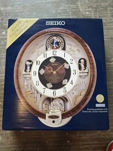 Seiko Melodies In Motion 2006 Collectors Edition Swarovski Crystal Clock in Box - Picture 1 of 9