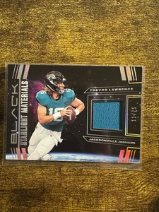 2022 Panini Black - Starlight Materials Trevor Lawrence #SLM-TLR Silver /75 - Bild 1 von 5