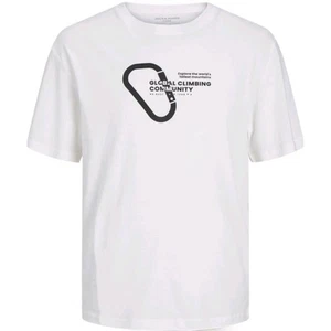 Camiseta JACK & JONES Para Hombre Talla Mediana Cuello Redondo - Blanca - Jcoone - Imagen 1 de 5