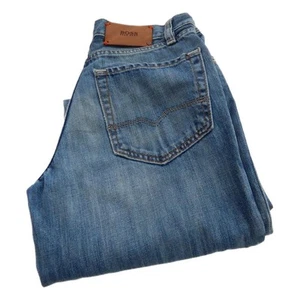 Hugo Boss HB31 Jeans Regular Fit Blue Waist 31 Leg 34 W31 L34 Button Fly (Q6383 - Picture 1 of 10
