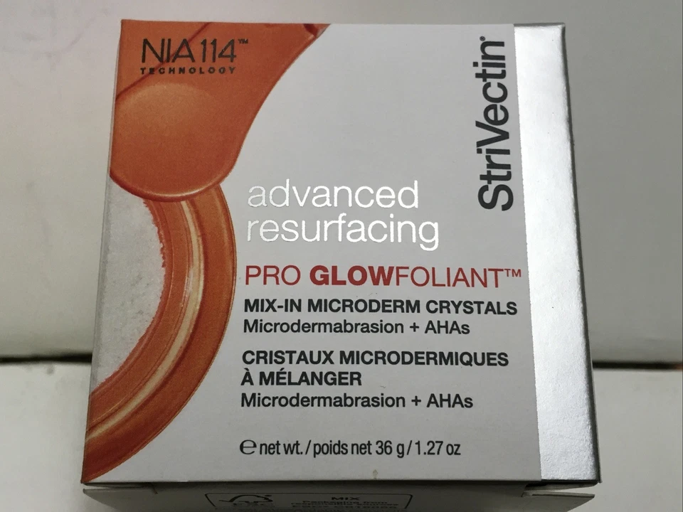 NIB Strivectin NIA114 Pro Glowfoliant Mix-In Microderm Crystals 1.27 oz NIB - Image 1 of 4