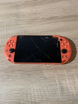 6552 PS VITA PCH-2000 Neon Orange for parts TESTED - Image 1 of 4
