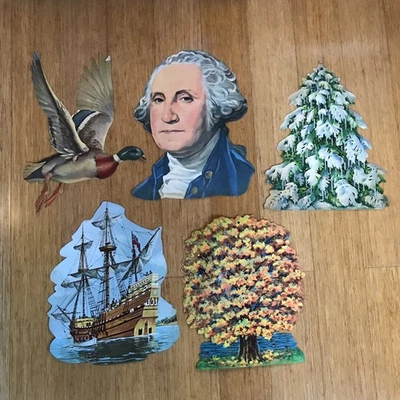 Die Cut Classroom Decorations￼￼ 1950’s ? - Изображение 1 из 4