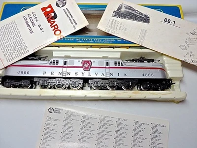 HO Rivarossi 5160-A Pennsylvania SILVER GG1 Powered Electric Cab 4866 NEW OS - Image 1 of 4