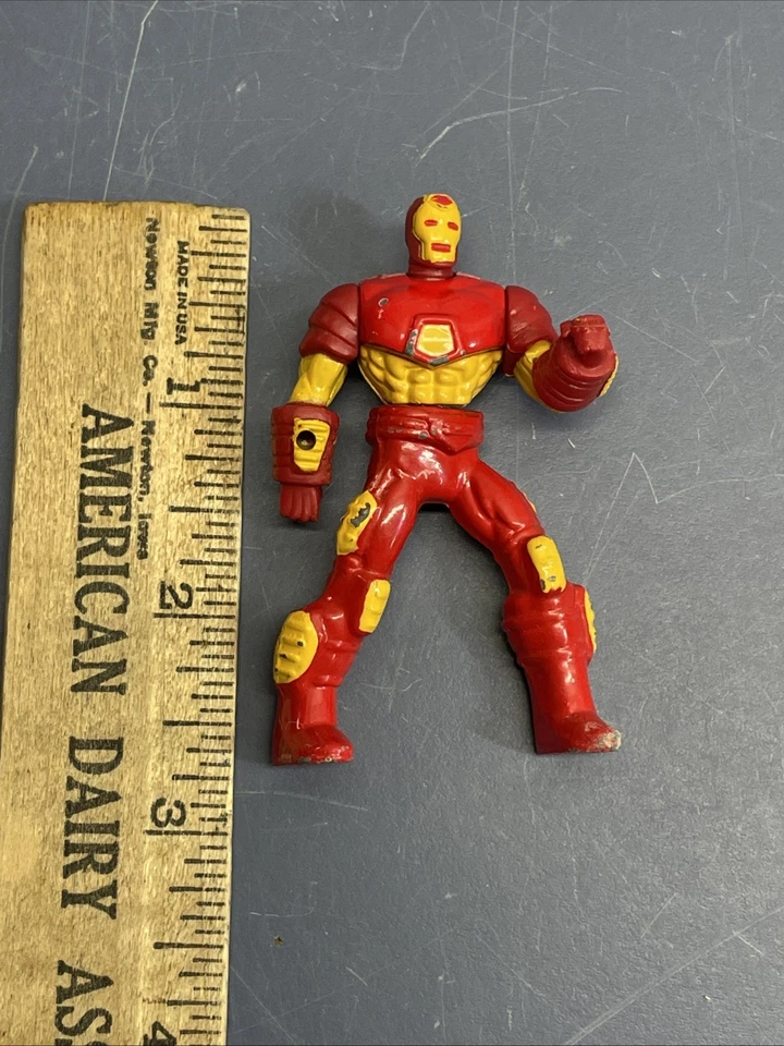 1997 Marvel Comics Toy Biz Heavy Metal Heroes Iron Man Die Cast Figure - Image 1 of 2