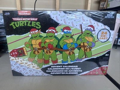 SEALED - Teenage Mutant Ninja Turtles Advent Calendar 24pc Diecast Mini Figures - Image 1 of 4