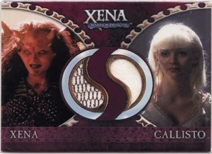 XENA : Dangerous Liaisons Costume Card DC3 DEMON XENA / ANGEL CALLISTO - Picture 1 of 2