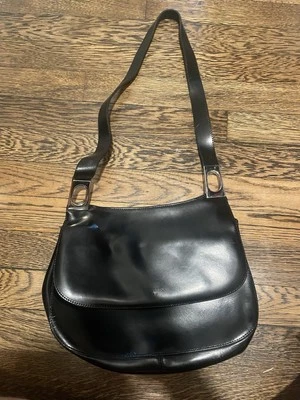 Phynes Paris Black Leather Bag - Image 1 of 4