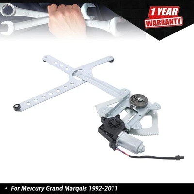 741-655 For Mercury Grand Marquis 92-11 Power Window regulator Left Side w/Motor - Image 1 of 4