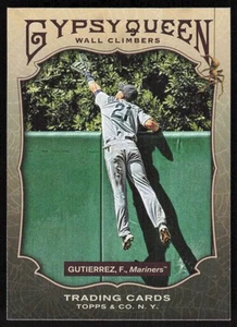 2011 Topps Gypsy Queen Wall Climbers #WC7 Franklin Gutierrez - Picture 1 of 2