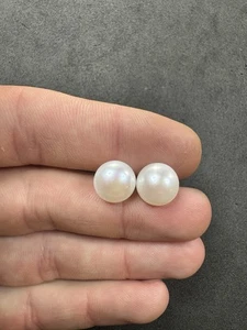 3,4 g Vintage Sterling Silber 925 Perlen Ohrstecker Schmuck Konvolut T - Bild 1 von 9