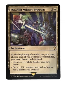 SOLDIER Military Program #25 | NM | Final Fantasy Commander FIC | Magic MTG - Picture 1 of 2