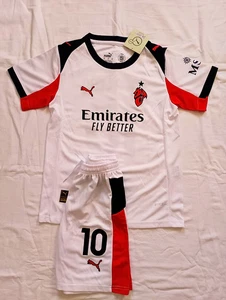 Kit Milan Leao 10 Away 25-26 - Nuovo - Taglia 9-10 anni - Foto 1 di 6