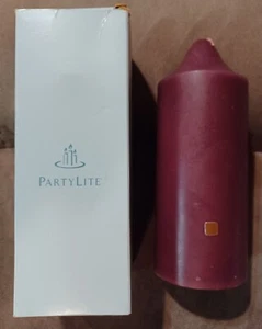 PartyLite RASPBERRY 3 x 7 Campana Top Vela S3728 Rojo Retirado - Imagen 1 de 4