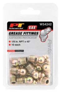 Herramienta de rendimiento W54242 1/8" NPT 45 accesorio de grasa, (Paquete de 10) - Imagen 1 de 2