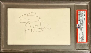STEVE AUSTIN STONE COLD PSA/DNA AUTO INDEX CARD AUTHENTIC - WWE WCW WWF AEW HOF - Bild 1 von 3