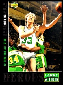 1992-93 Upper Deck #21 Larry Bird Basketball Heroes: Larry Bird - Picture 1 of 2