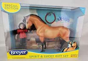 Breyer Spirit & Lucky Set Regalo con Bracciale Cavallo #9241 SIGILLATO PKGDSTRSS - Foto 1 di 16