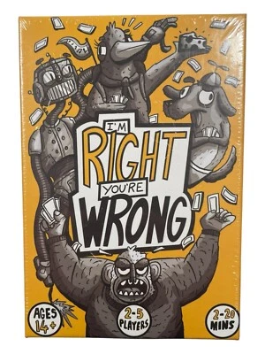 I'm Right, You're Wrong Classic Edition - A Light Strategy Card Game - NEW - Image 1 of 4