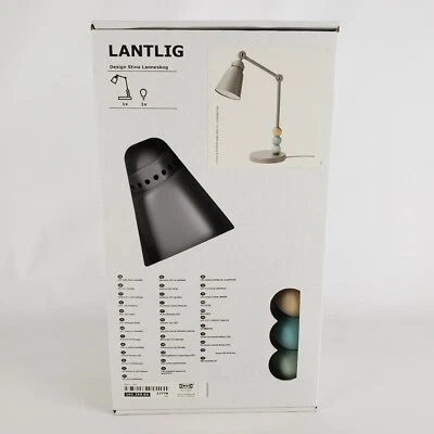 Lámpara de mesa para habitación infantil Ikea Lantlig luz LED nueva 13" madera de abedul Foto 1 de 2