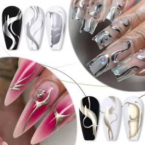 Metallic-Lack Glitzer-Liner Gel-Nagellack Semi-Permanente Nagellack-Gele ≌ - Bild 1 von 17