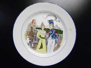 Rare Assiette en faïence Maestricht Grand Bazar Parisien  - Bild 1 von 3