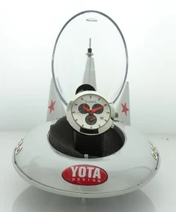 Vintage Unusual Space YOTA Watch  Timepiece New Old Stock THREE EYES FE8162-220 - Picture 1 of 7