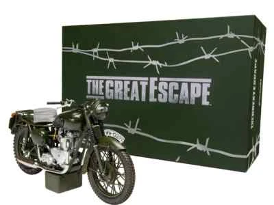 Corgi Triumph Motorbike Trophy The Great Escape Steve Mcqueen Weathered CC08501 - Image 1 of 4