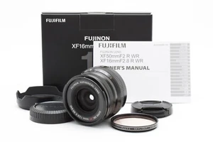 Excelente lente de cámara Fujifilm Fujinon Super EBC XF 16mm f2.8 con capucha... - Imagen 1 de 10