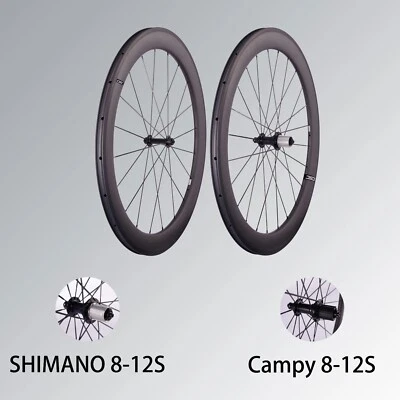 Juego de ruedas de carbono para bicicleta CSC 700C ruedas de bicicleta 38-88 mm buje R13 Shimano Campy UCI Foto 1 de 4