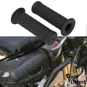 For Suzuki GSXR600 750 1000 Motorcycle Hand Grips 7/8" 1'' Rubber Gel Handle Bar - Picture 1 of 12