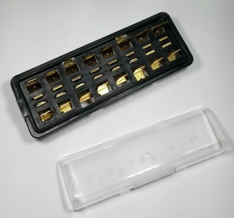 CAJA DE FUSIBLES (8 POLOS) CON TAPA VOLKSWAGEN T1 BUG BEETLE GHIA 1961-1966 Foto 1 de 3