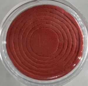 1 x 40 mm Münzaufbewahrung Schutzkapsel klar + rote verstellbare Schaumstoffeinlage - Bild 1 von 1