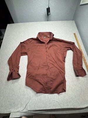 De colección Neiman Marcus Abotonada Manga Larga Naranja/Negro Espiga L Foto 1 de 4