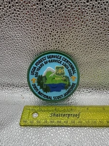 Parche BSA National Scout Jamboree Boy Scout Centenario 2005 Servicio Forestal del USDA - Imagen 1 de 2
