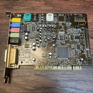 Creative Sound Blaster Live! PCI (CT4780) Sound Card w/Digital Out Tested - Bild 1 von 3