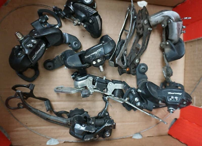 A021-060: Shimano Schaltwerke verschieden Tourney Acera XT Ersatzteile/Defekt  - Bild 1 von 3