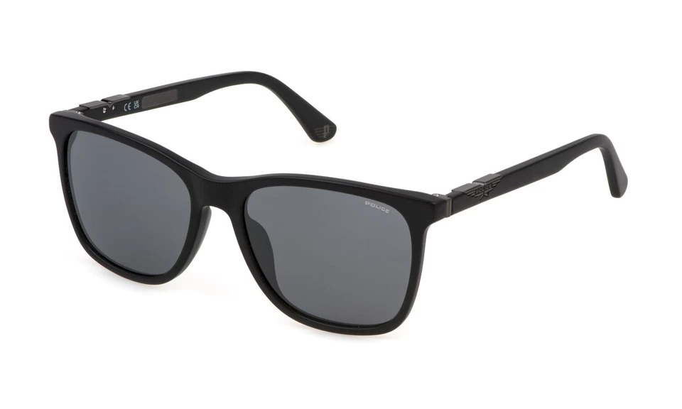 Gafas de sol POLICE SPL872N 703X MATTE SANDBLASTED BLACK/SMOKE MIRROR SIL Cal.56 - Imagen 1 de 1