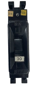 FPE NEF NEF213020 Circuit Breaker 20 Amp 1 Pole 277 VAC Federal Pacific Electric - Picture 1 of 8