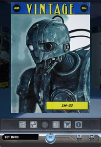 Topps Star Wars Card Trader 2025 Vintage S2 Blue Rare - SM-33 - Picture 1 of 2