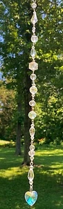 CRYSTAL SUNCATCHER-PRISMS-MEDITATIONAL-SPARKLING-10.5"-HANDCRAFTED- # 941 - Picture 1 of 2