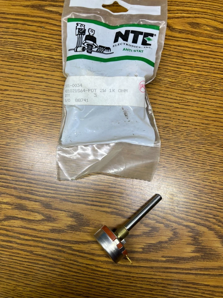 Reóstato NTE 501-0034 1000 ohmios 2 vatios, Foto 1 de 1