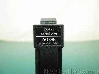 HP 405419-001 60GB 5,400 RPM 1.5 Gbps 2.5 in. SATA HDD 399460-001 MHV2060BS - Image 1 of 4