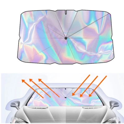 Windshield SunShade Umbrella Protector Car Window Heat Insulated UV Protection - Image 1 of 4