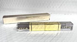 Stila Double Dip Suede Shade & Glitter & Glow Liquid EyeShadow Grey Fox 2x0.07oz - Picture 1 of 6