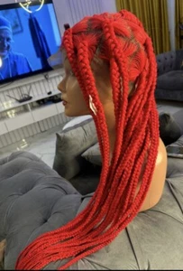 knotless Box Braid 34" Pepper Red - Picture 1 of 3