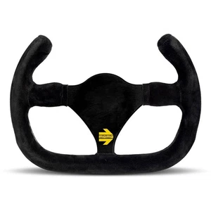 MOMO MOD.27/C Black Suede Steering Wheel 270mm - Picture 1 of 1