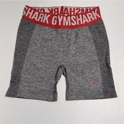 Gymshark Women’s Seamless Flex Shorts Gray/Pink Size S 5" - Image 1 of 4