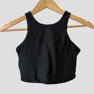 Outdoor Voices Venus Crop Top Black XS NWOT - Picture 1 of 6
